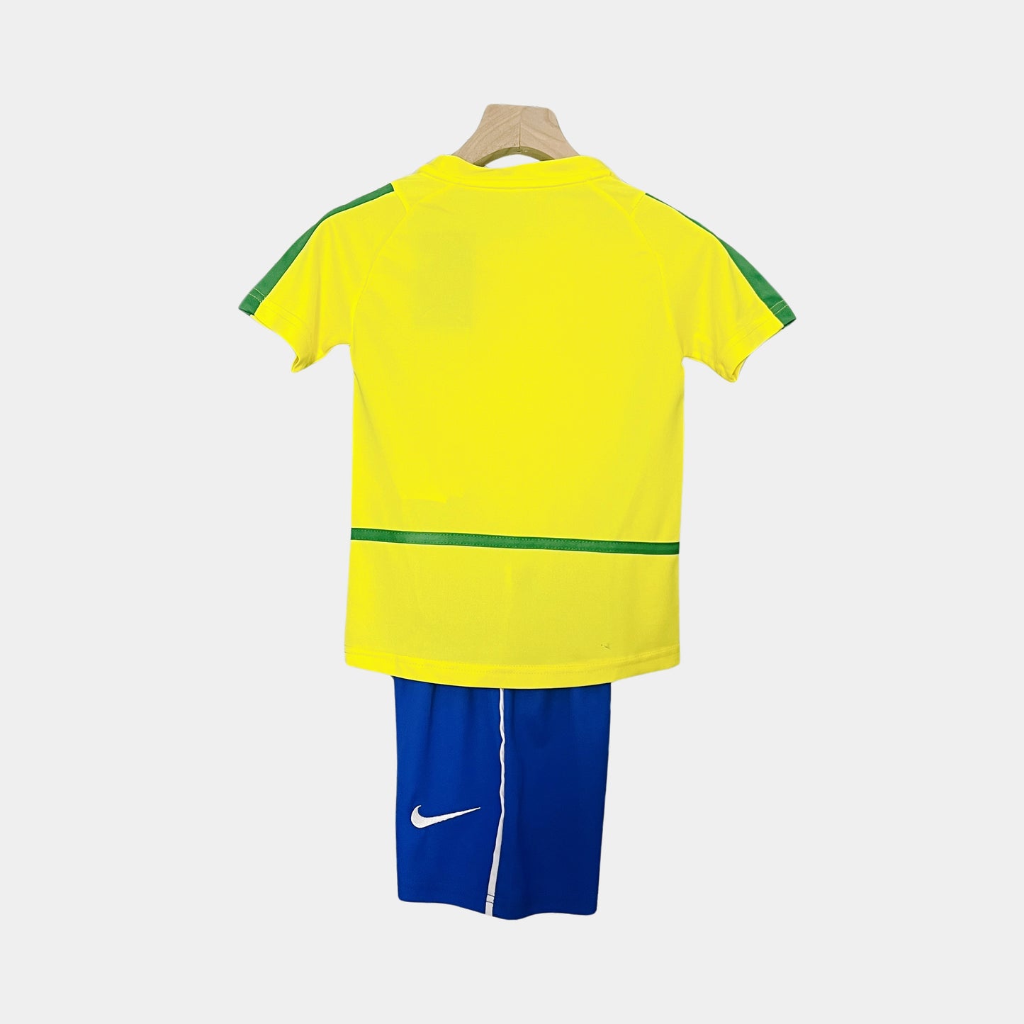 Retro Brazil Kids Kit World Cup 2002 Home