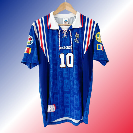 Retro France Shirt Euro 1996 Home